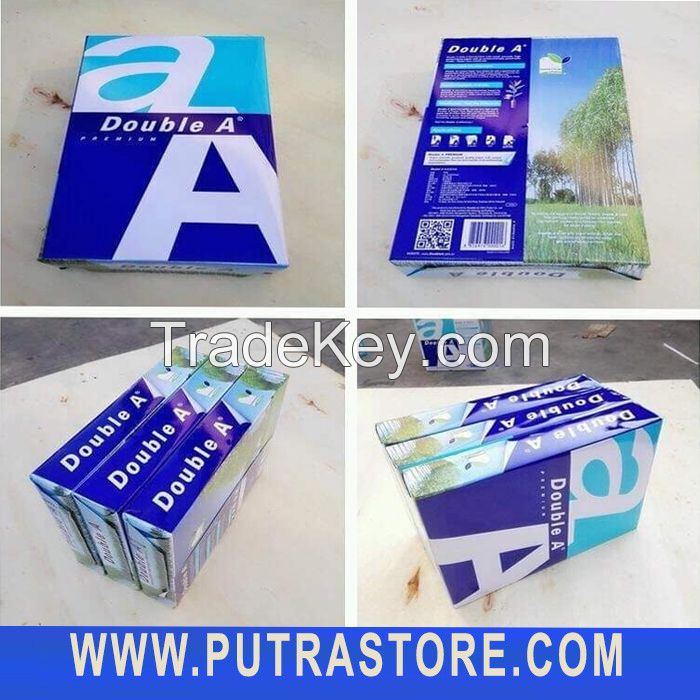 A4 Double A Copy Paper 70gsm, 75gsm, 80gsm (PUTRASTORE.COM)