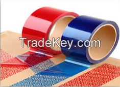 Tamper evident Tape