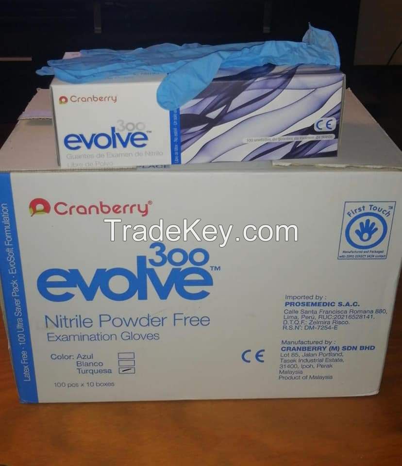 Blue Disposable Nitril gloves for sale