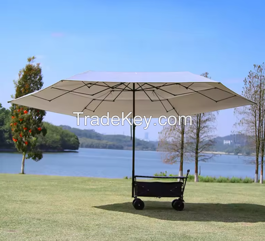 Summer Design 3.3meter Outdoor Large Sunshade Area Umbrella Garden Patio Umbrellas For Camping Entertainment