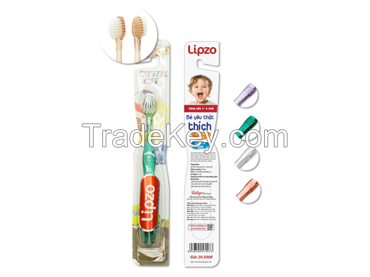 [Special toothbrush for kids] Lipzo Toothbrush Crystal Kids