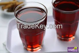 Apple-blackcurrant juice clarified