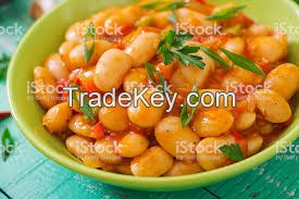 White beans in tomato sauce