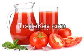 Delicious natural tomato juice