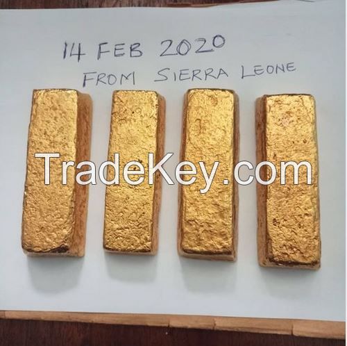 Au Gold Bars and Rough Uncut Diamonds For Sale