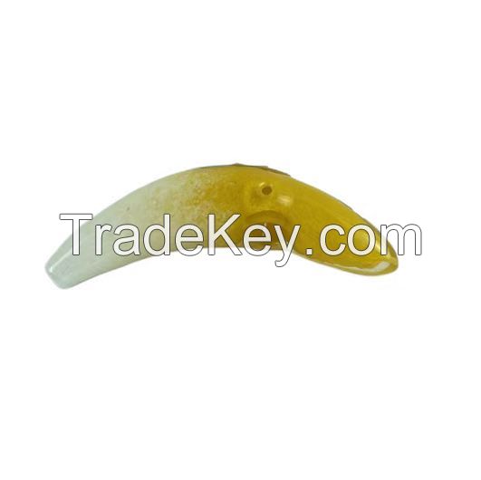 Banana Shape Smoking Pipe Glass Tobacco Accessories