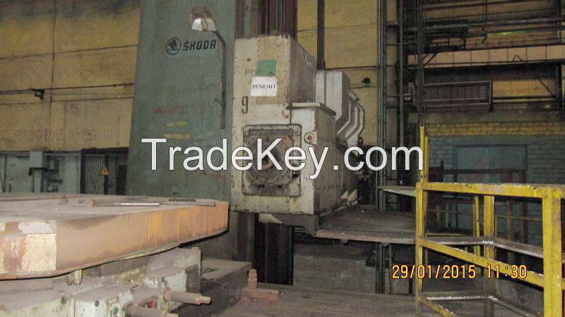 used horizontal boring mill Skoda W200H, new 1980