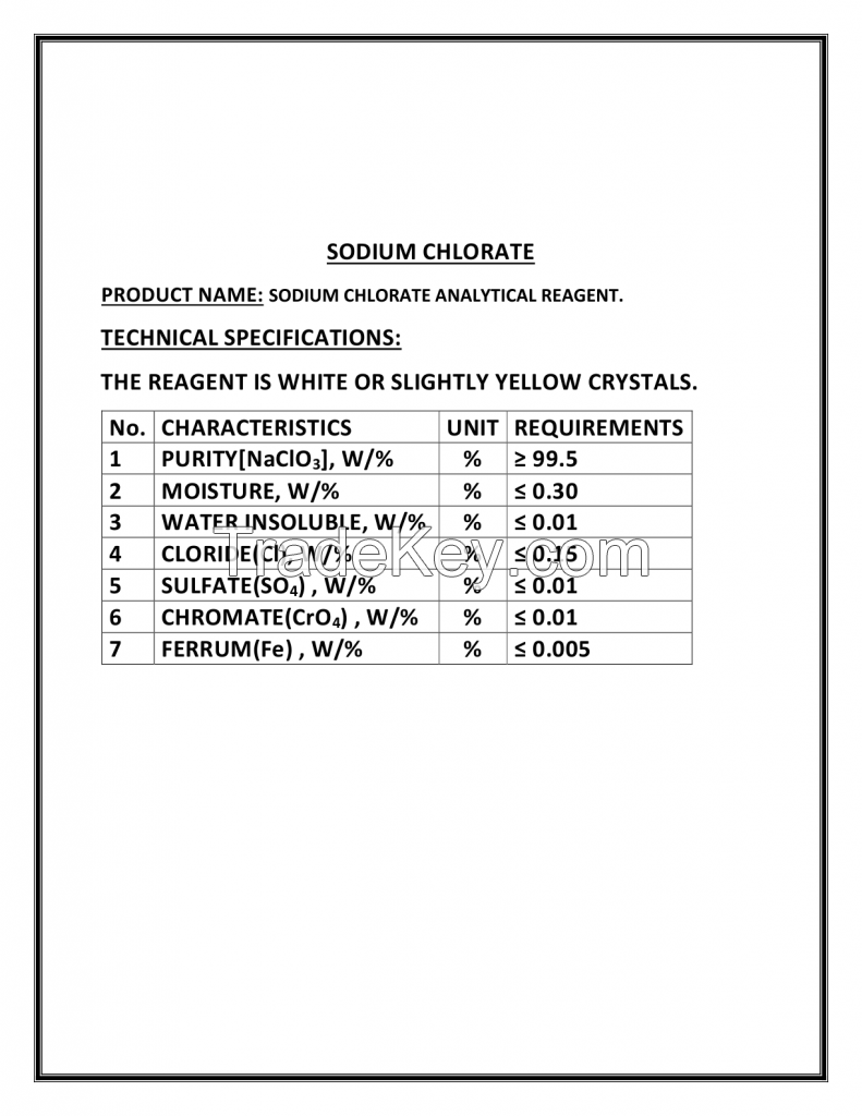 sodium chlorate 99.5%