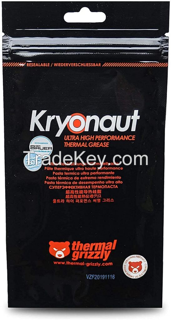 Kryonaut The High Performance Thermal Paste for Cooling All Processors, Graphics Cards and Heat Sinks in Computers and Consoles (1 Gram)