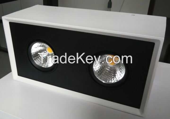 LED square surface mounted downlight