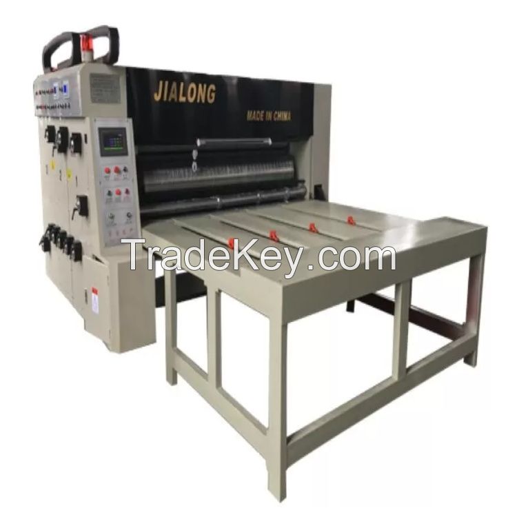 chain feeding printer slotter rotary die cutter machine