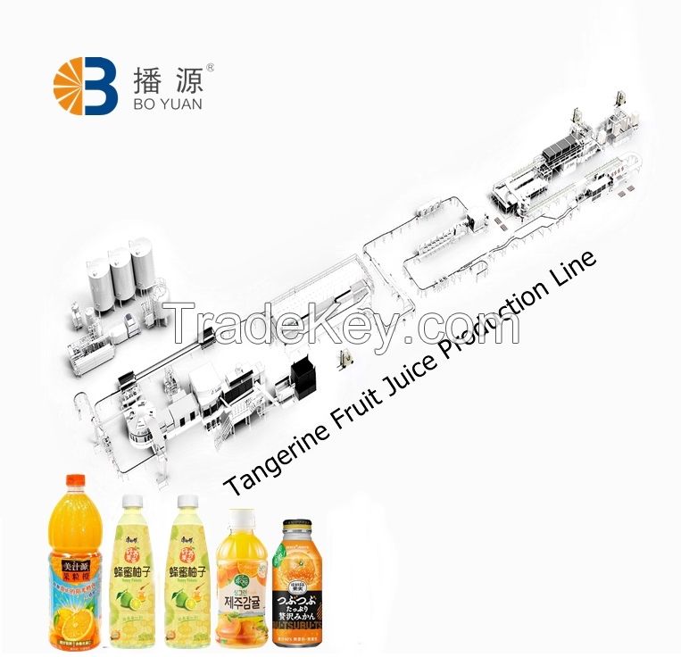 BOYUAN Beverage Processing Machinery Juice Packing Line