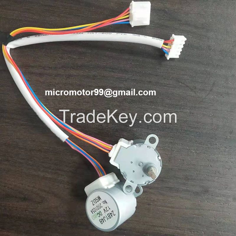 Factory Directly Supply 20byj46, 24byj, 28byj48, 24byj48, 30byj, 30byj46, 35byj46, 35byj412 DC Stepper Motor for Household Electric Appliances