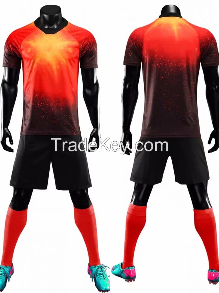 Wholesale high quality Soccer Team Wear Soccer Uniforms 2021