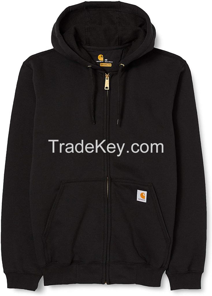 Men's Midweight Hooded Zip Front Sweatshirt