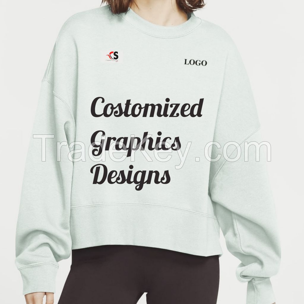 High Quality Customized Unisex Breathable Simple Sweatshirts