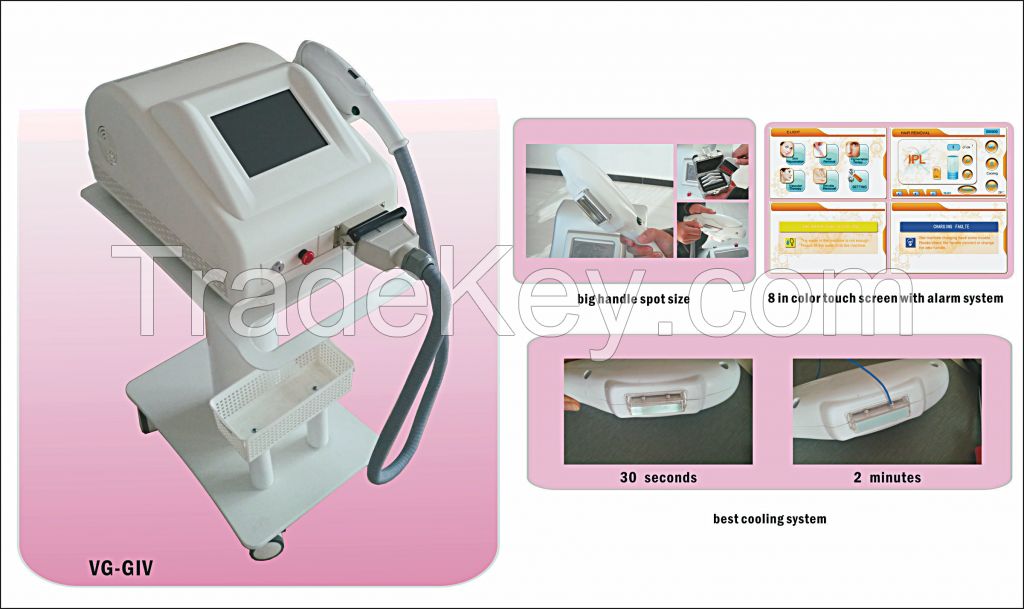 Intense Pulsed Flash Lamp IPL Hair Removal Machine Portable 400W