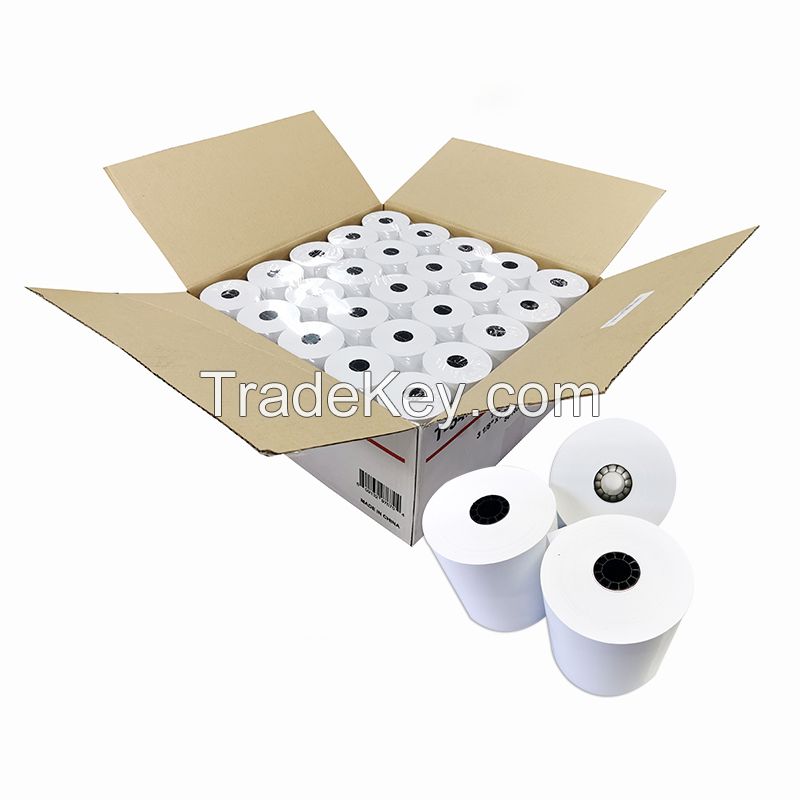 thermal paper roll 80x80 POS receipt till paper 3 1/ 8" x 230', 