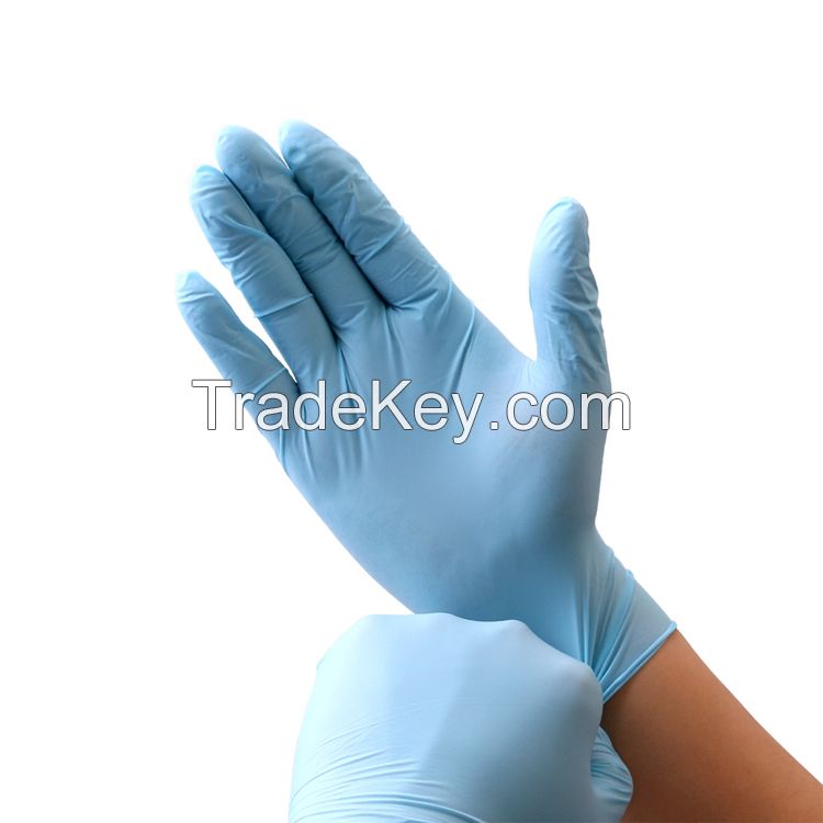 nitrile gloves, latex gloves