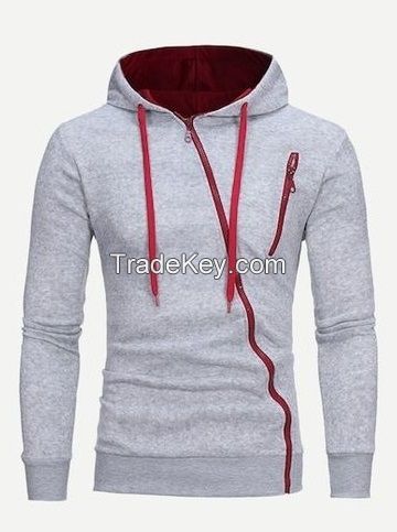 Fleece 300 GSM Hoodies With Zipper 9.72$