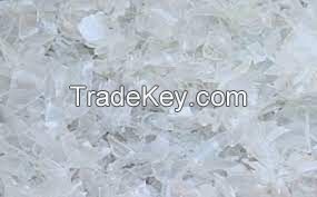 Pet plastic flakes, scrap