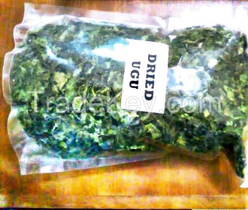 Dried Ugu leaves