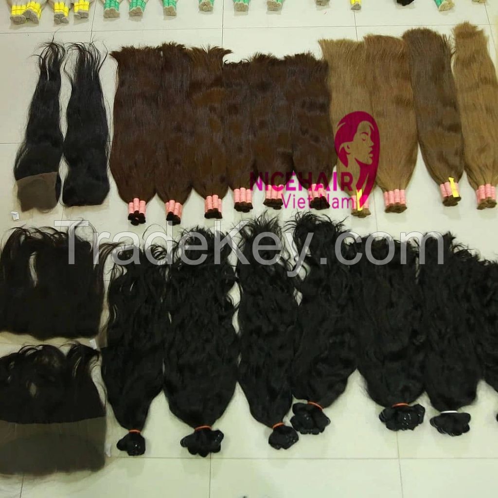 Weft hair