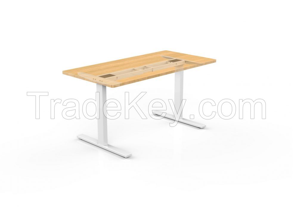 height adjustable standing desk, single/dual motorized sit to stand desk with table top