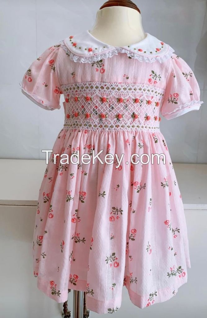 Hand smocked dress Bunniti BN254