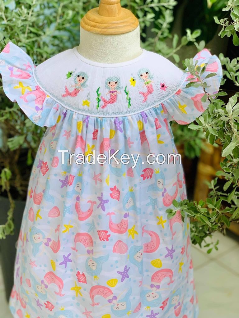 Hand smocked dress Bunniti BN282