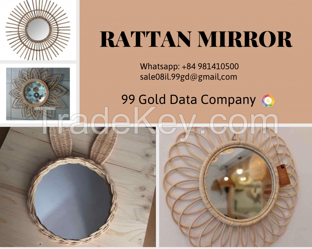 Best Price Rattan Mirror From Vietnam