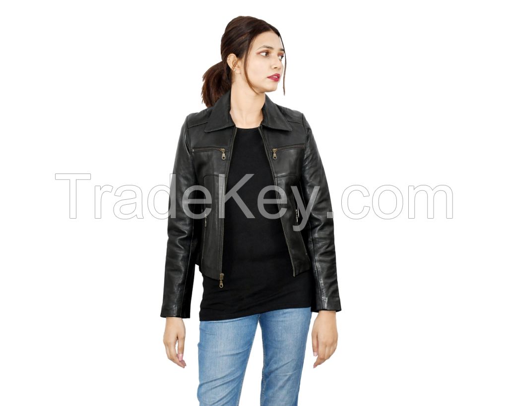 Leather Jacket OEM Service Original Leather Fashion Coat - Jacket. JL-07