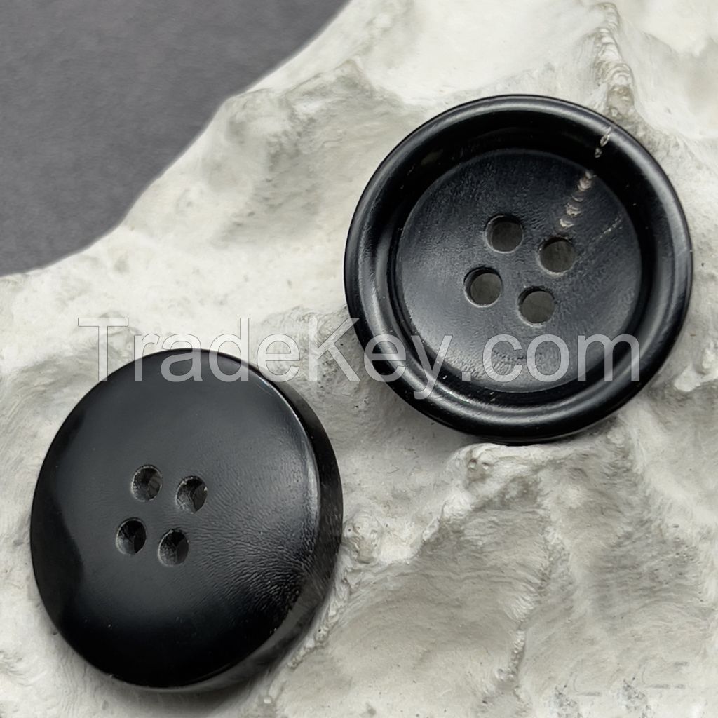 MALYPHA Natural Horn Button Series