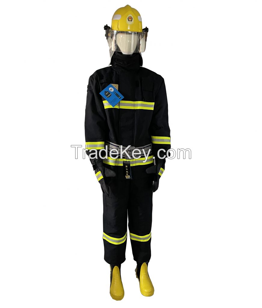 Nomex Firefighter Uniforms Reflective Safety Flame Retardant Clothing Fireman Suit Fire Fighting Fireman Clothes