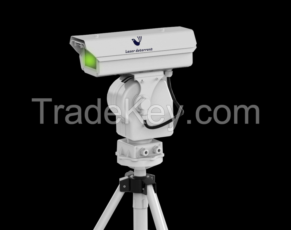 Automatic laser bird scarer deterrent