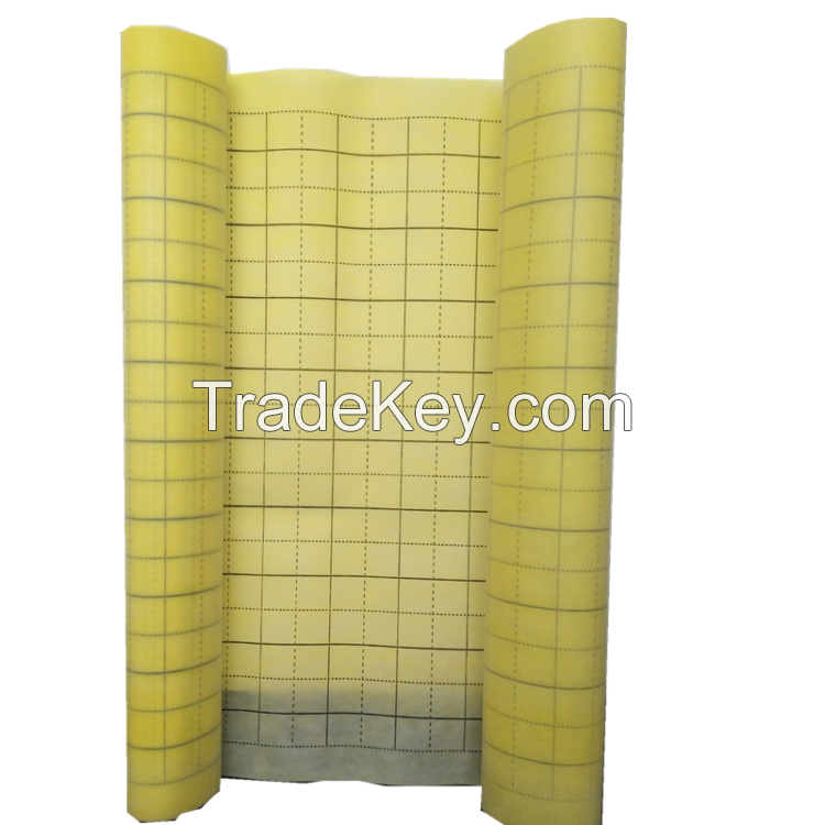 Grid waterproofing roll PP+PE