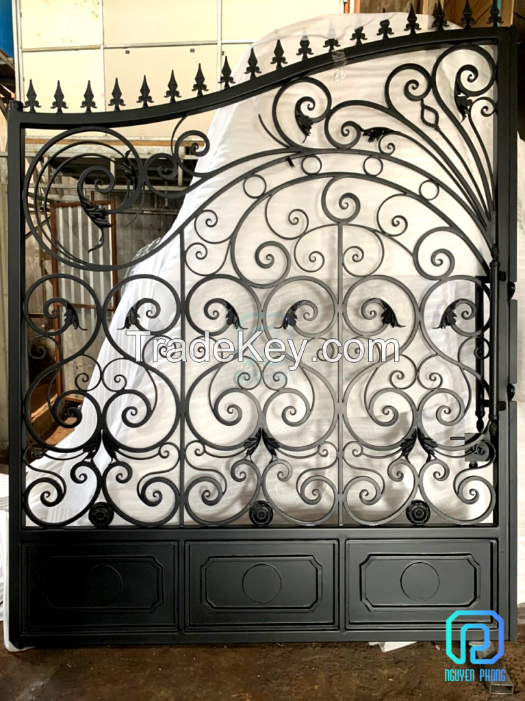 Luxury wrought iron entry gates