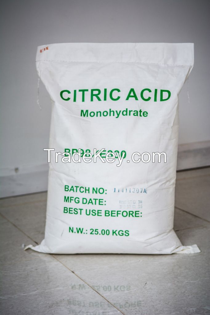 Citric Acid Monohydrate available from stock citric acid anhydrous food grade