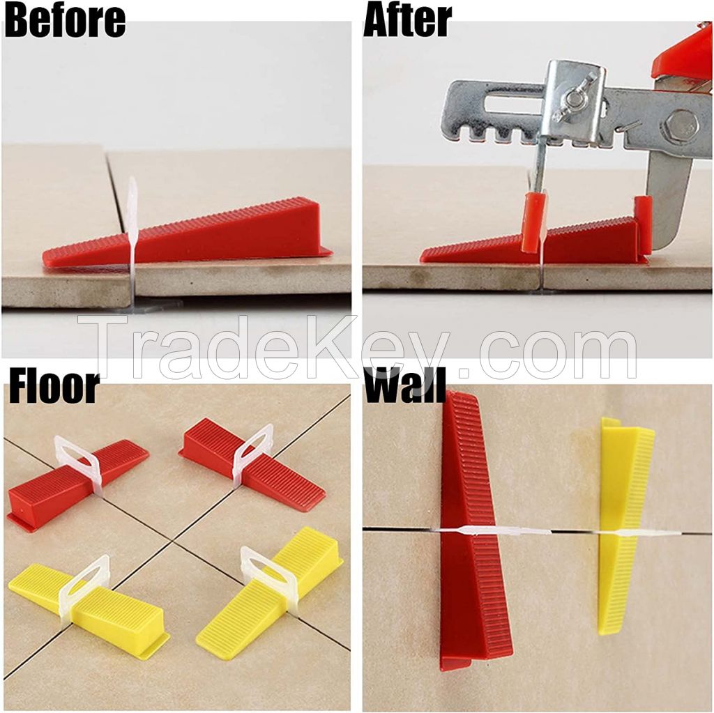 Tile leveling system tile leveler tile spacer Plastic Tile Leveling System / Clips and Wedges Ceramic Tile Leveling /Install Tools Tile Leveling System Spacer