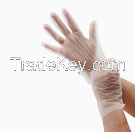 Hybrid Polyethylene TPE Gloves Examination Disposable Plastic Gloves Individually Packed