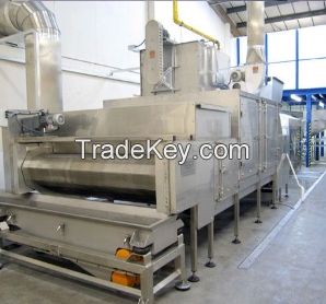 Almond processing line