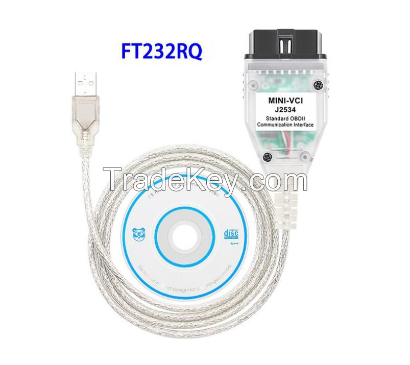 PSA0118-2. Mini VCI obd2 Line (Toyota J2534 V17.10.012)