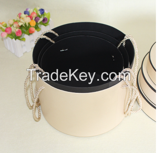 Luxury Round Flower Paper Cardboard Tube Box Paper Tube For Packaging