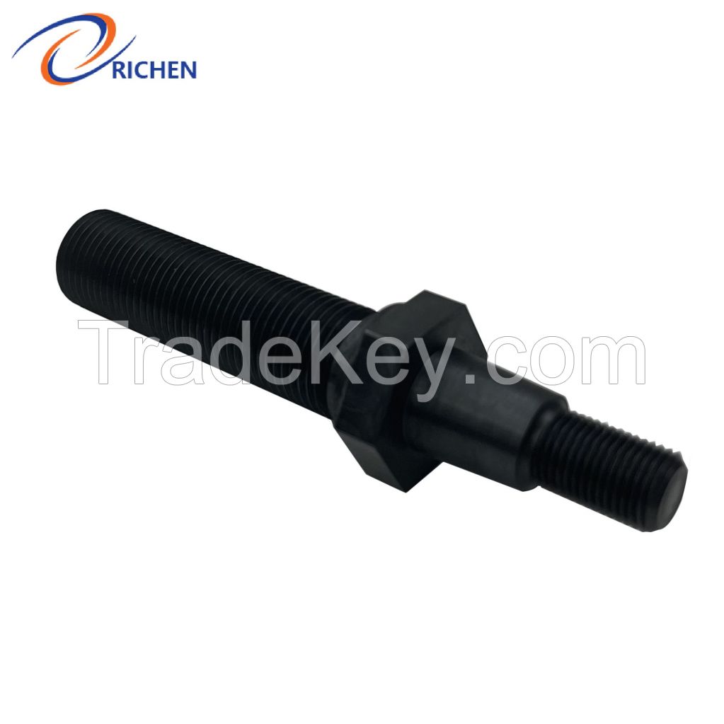 Custom High Precision Mechanical Parts CNC Machining Stainless Steel Black Anodized CNC Turning Part