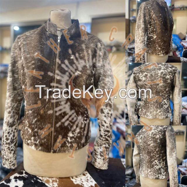 Cowhide Hair On Jackets Manufacturer Wholesaler