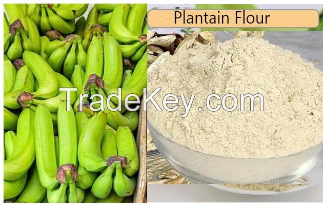 Pure and 100 % Organic PLANTAIN FLOUR