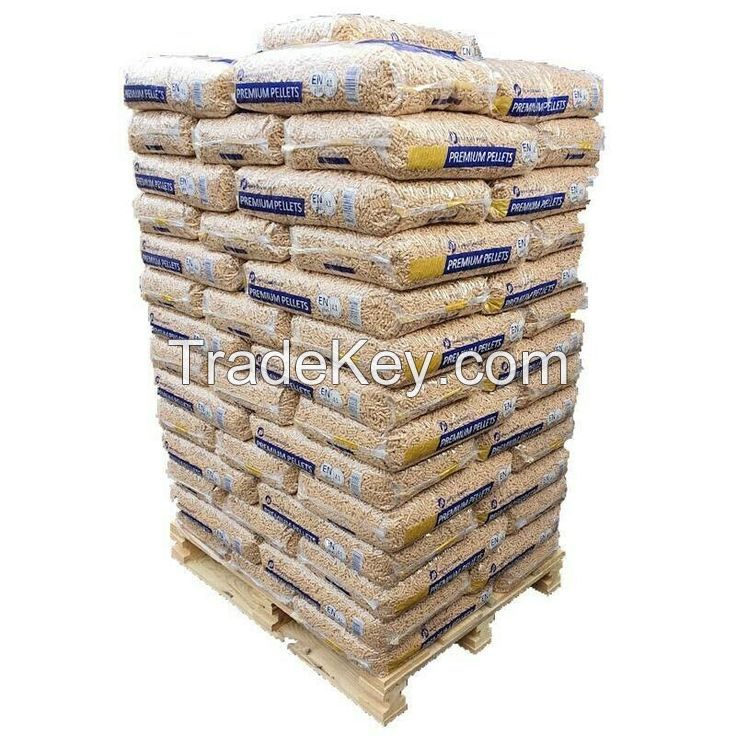 Premium pine wood pellets