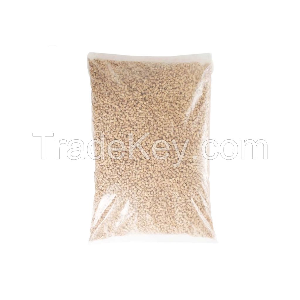 Heating wood pellet