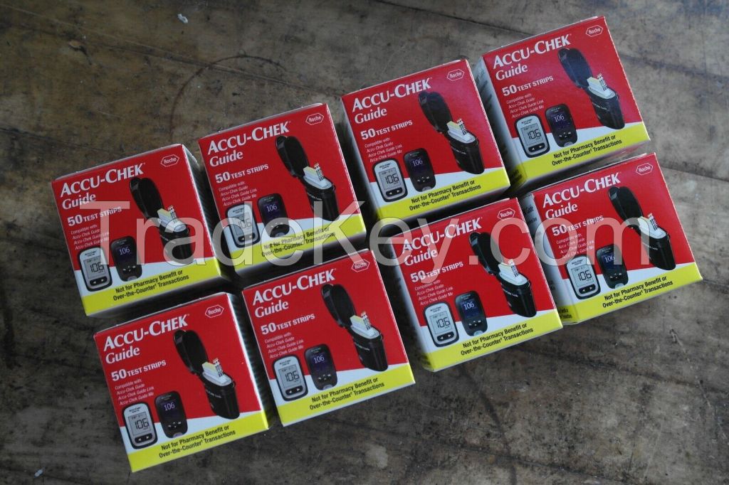 Wholesales For Accu-Chek Guide Diabetic Glucose Test Strips 03 08 2023 New 8x 50 New Sealed