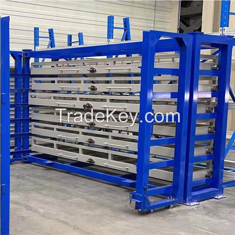 Sheet Metal Storage Cart New Design Customized Roll Out Drawer Extended Sheet Metal Storage Rack